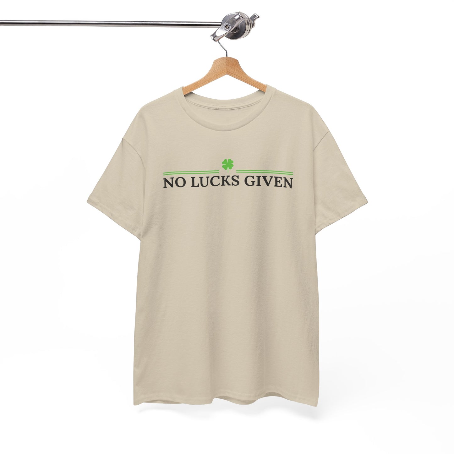 No Lucks Given – Classic Logo Poker Tee (Good Luck, All In)