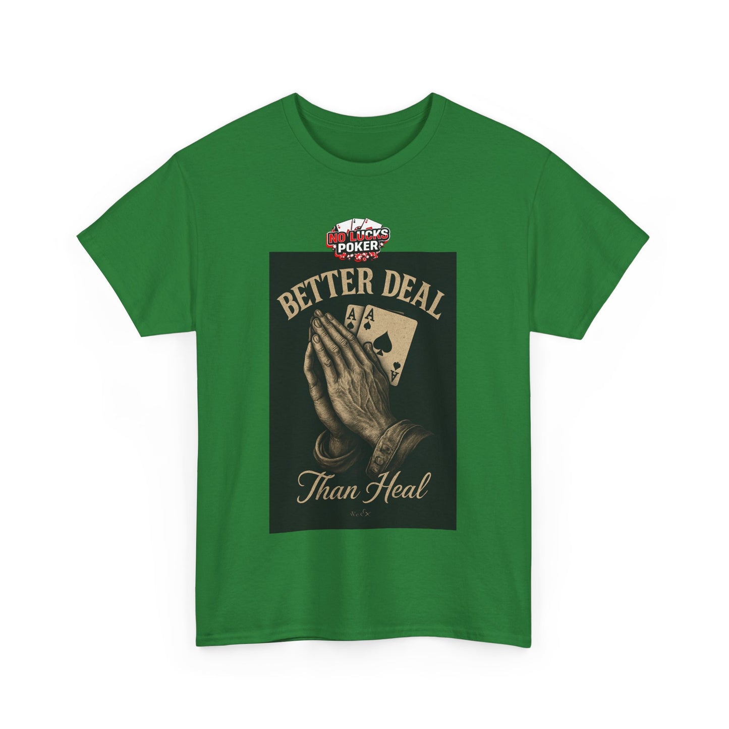 No Prayers Just Play Poker T-Shirt | Zero Lucks – Skill Over Superstition