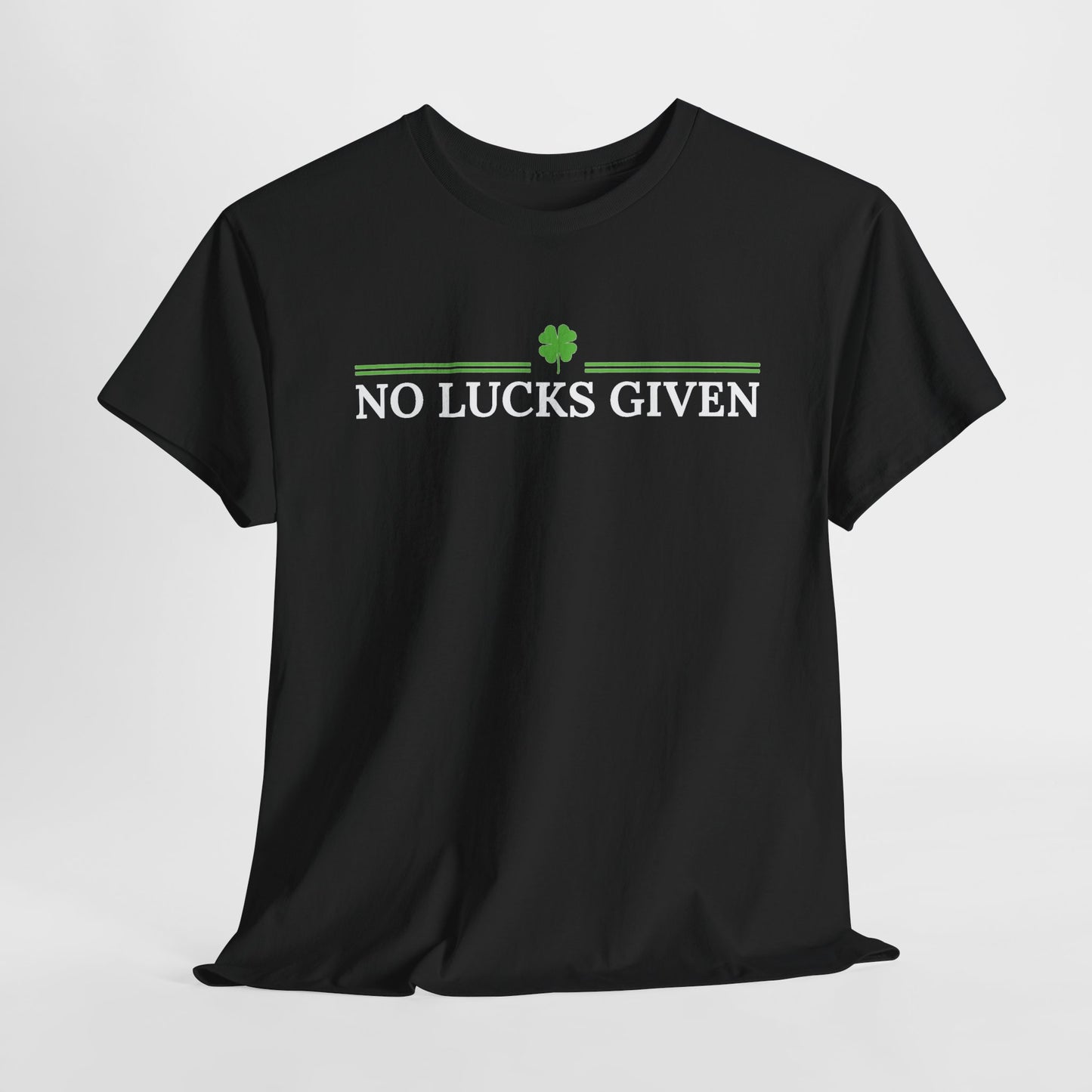 No Lucks Given – Classic Logo Poker Tee (Good Luck, All In)
