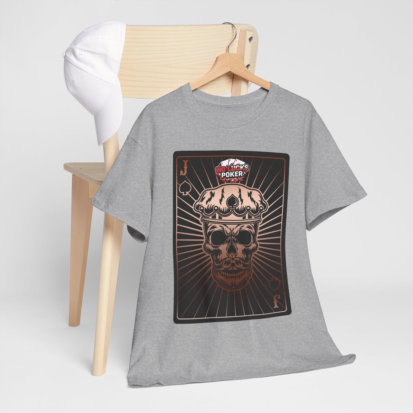 No Lucks Given – Jack Skull Crown of Spades Poker Tee (Copper Edition)