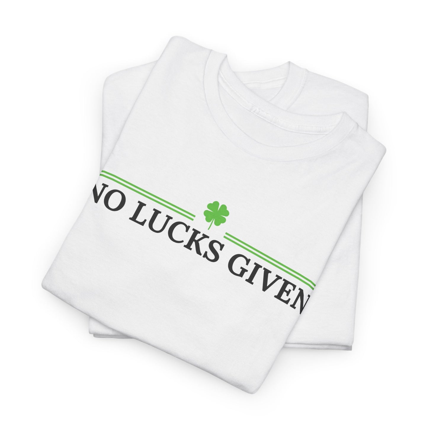 No Lucks Given – Classic Logo Poker Tee (Good Luck, All In)