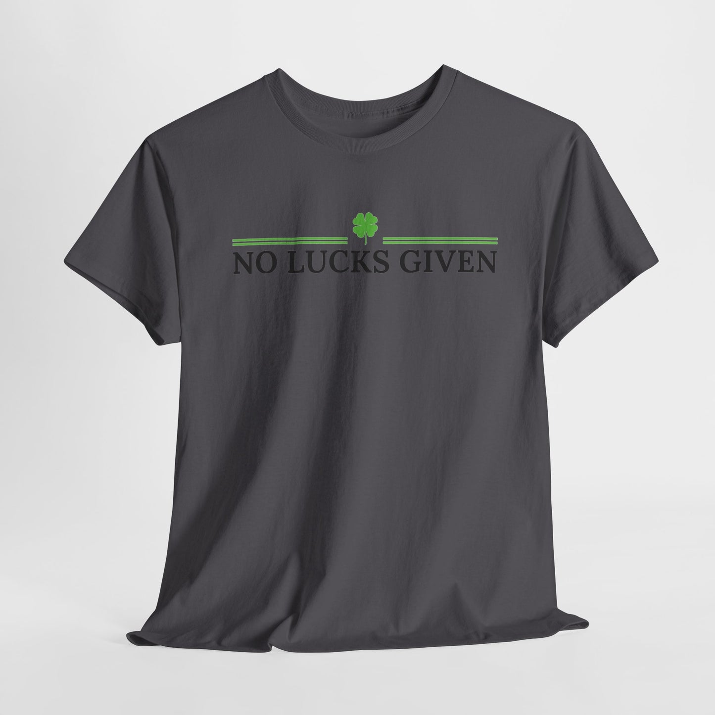 No Lucks Given – Classic Logo Poker Tee (Good Luck, All In)