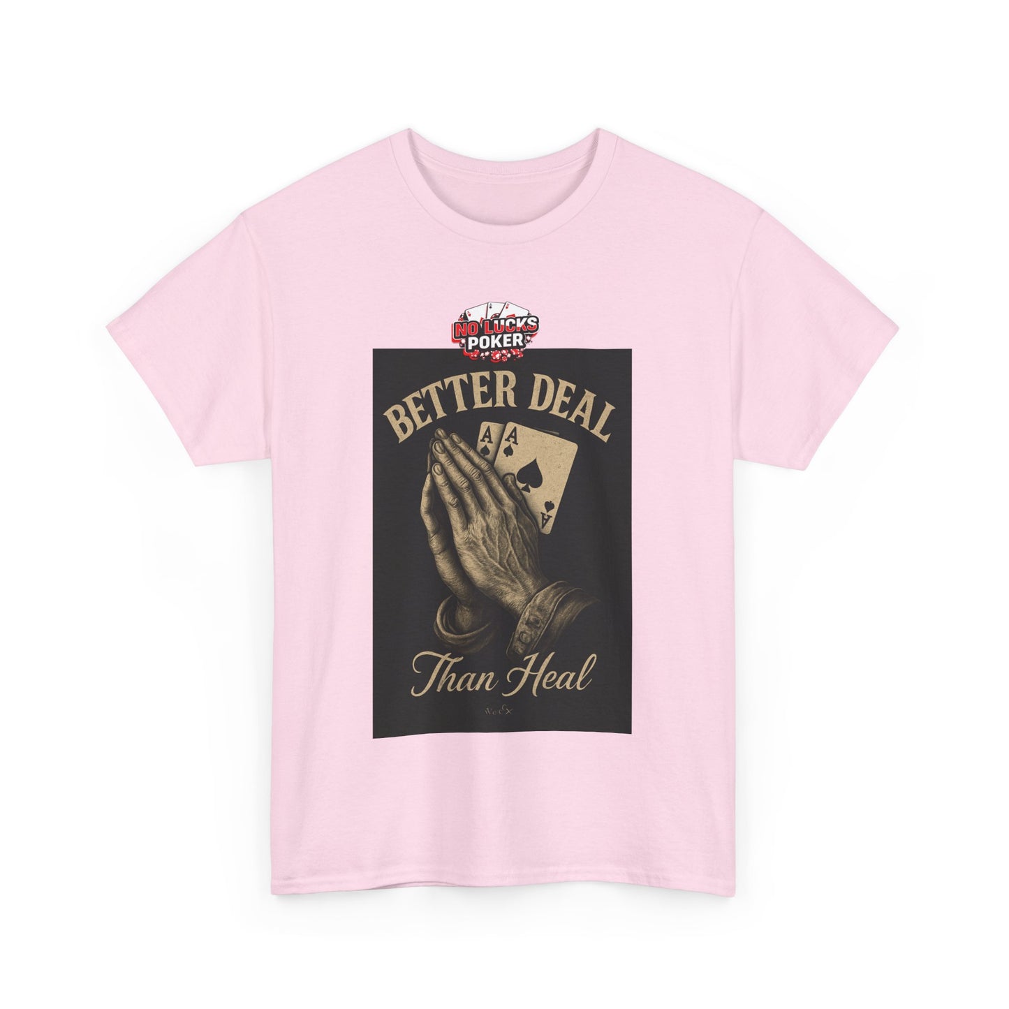 No Prayers Just Play Poker T-Shirt | Zero Lucks – Skill Over Superstition