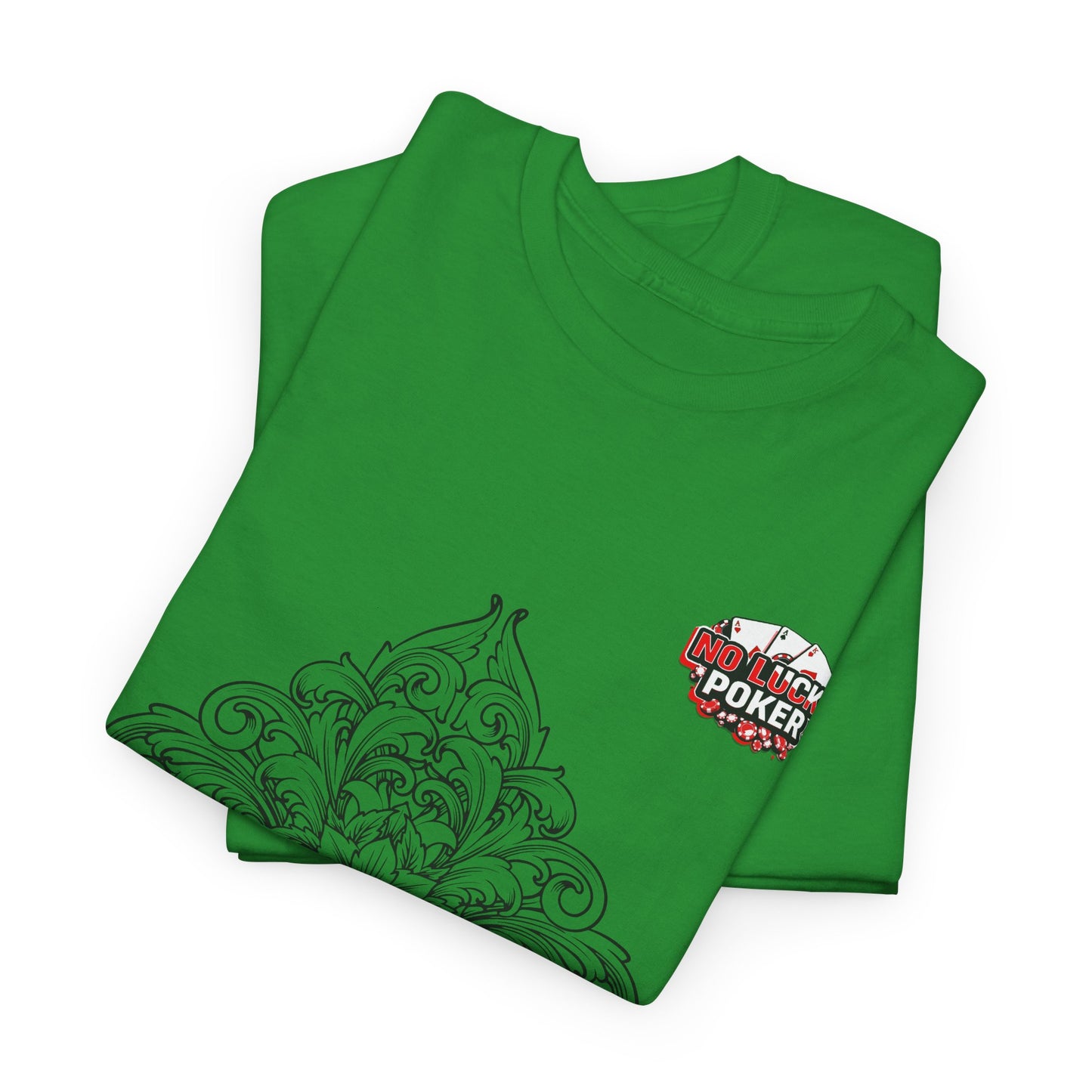 No Lucks Given – Spade Poker T-Shirt (Good Luck, All In)