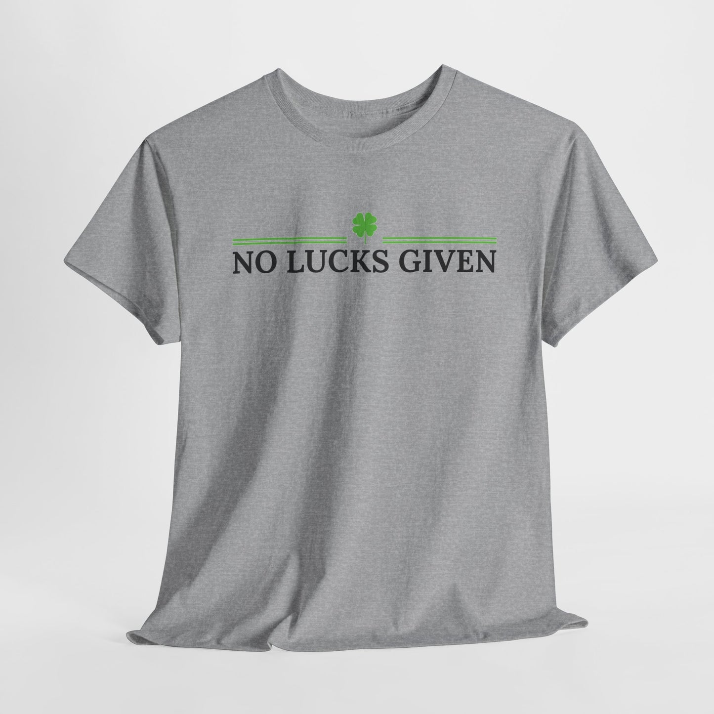 No Lucks Given – Classic Logo Poker Tee (Good Luck, All In)