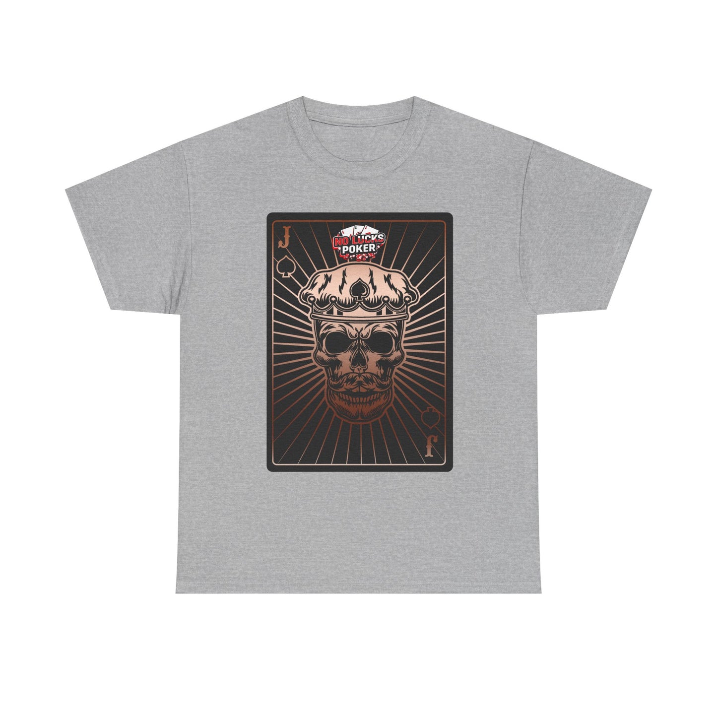No Lucks Given – Jack Skull Crown of Spades Poker Tee (Copper Edition)
