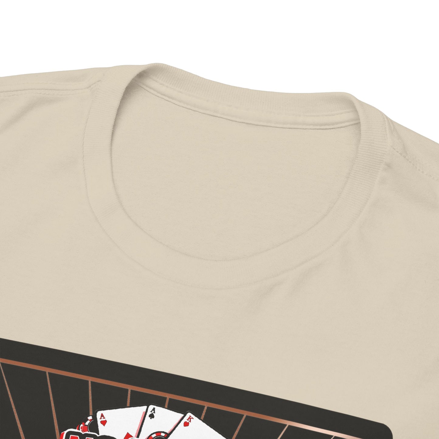 No Lucks Given: Ace of Hearts & Axes – Poker T-Shirt