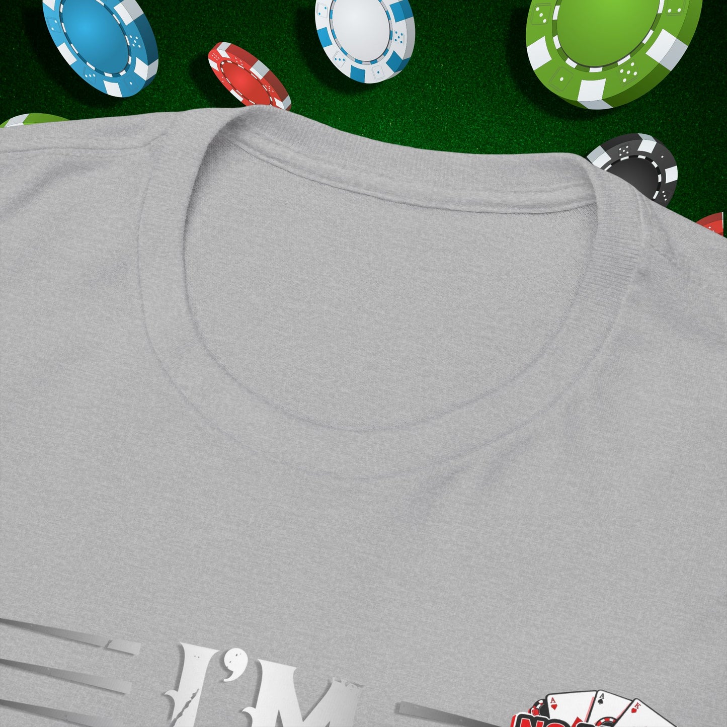 I'm Probably Bluffing Unisex Heavy Cotton Tee