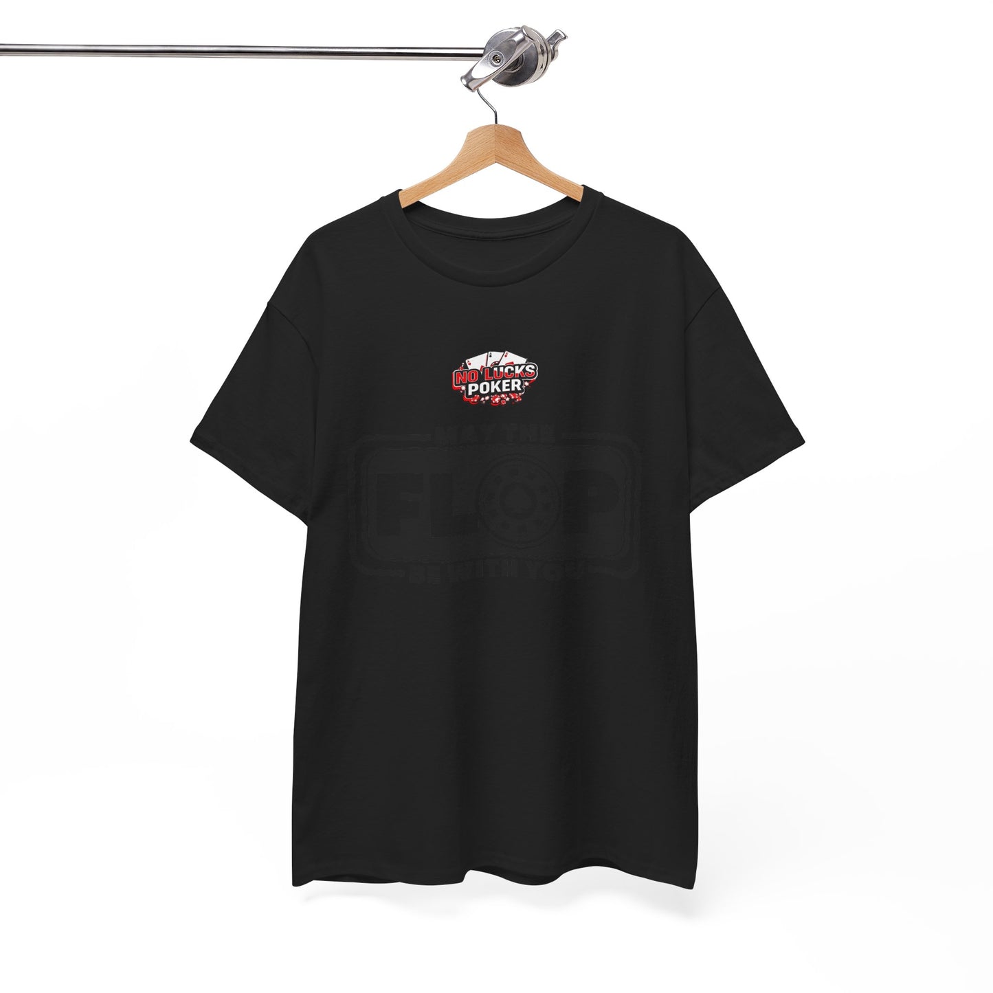 Zero Lucks – “May the Flop Be With You” Poker Logo Tee