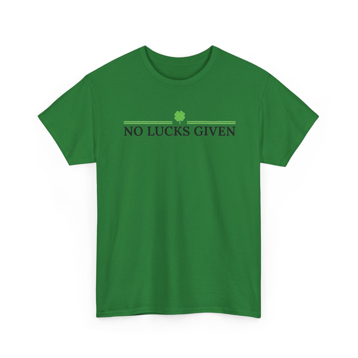 No Lucks Given – Classic Logo Poker Tee (Good Luck, All In)