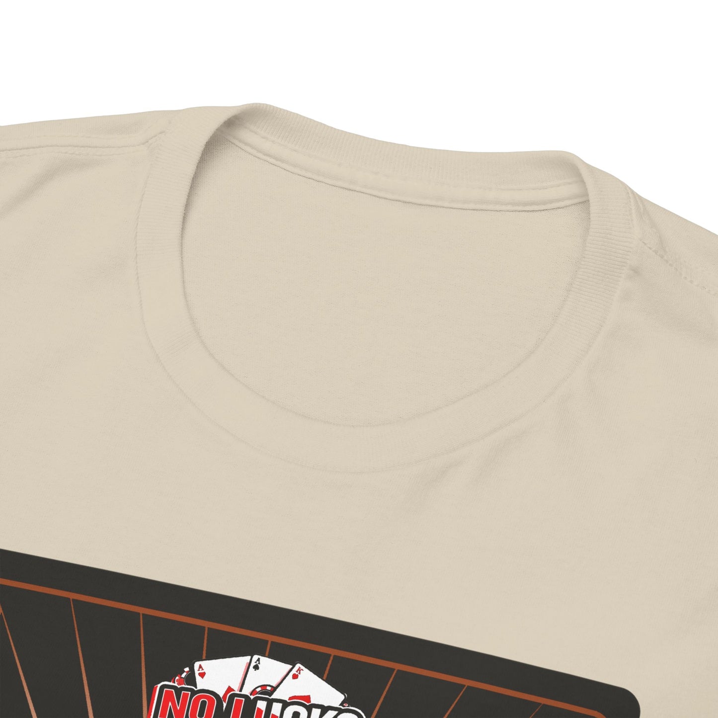 No Lucks Given Royal Skull King of Diamonds Copper Poker T-Shirt Must have Good Luck All-in