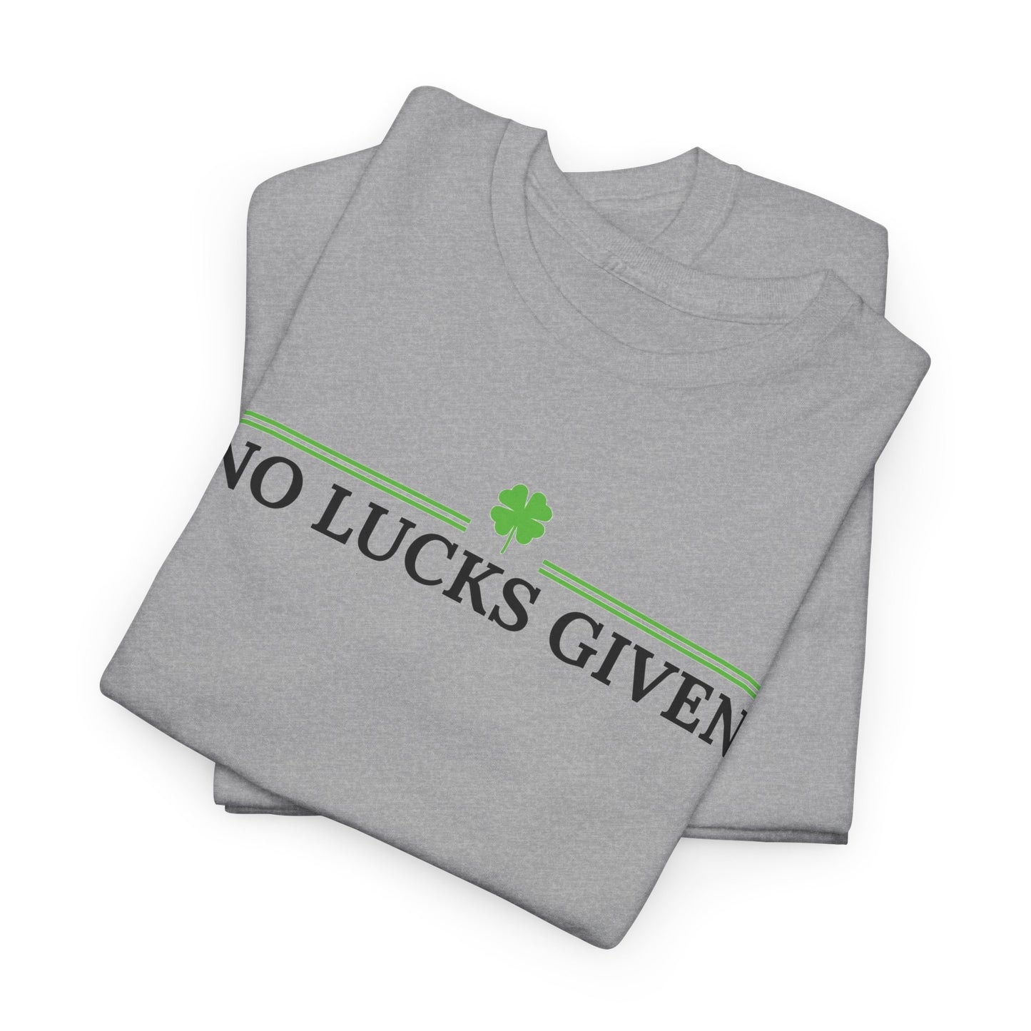No Lucks Given – Classic Logo Poker Tee (Good Luck, All In)