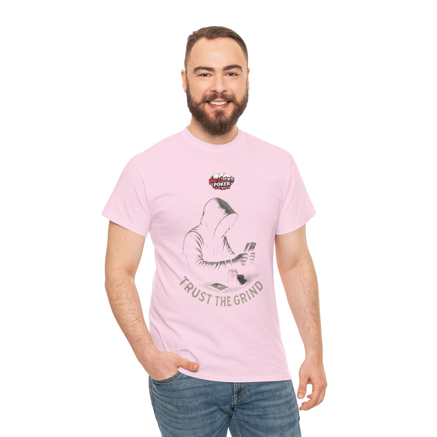 Trust the Grind Poker T-Shirt | Zero Lucks – Play Sharp
