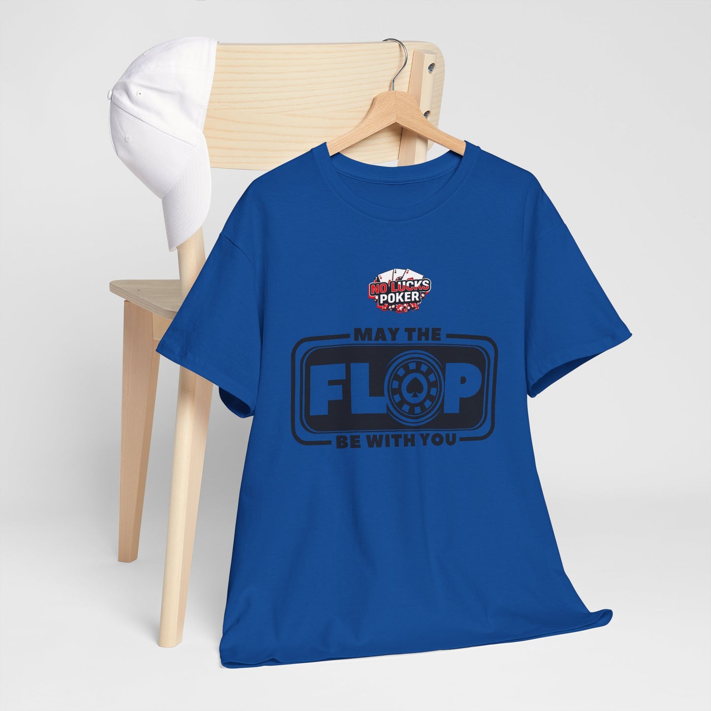 Zero Lucks – “May the Flop Be With You” Poker Logo Tee