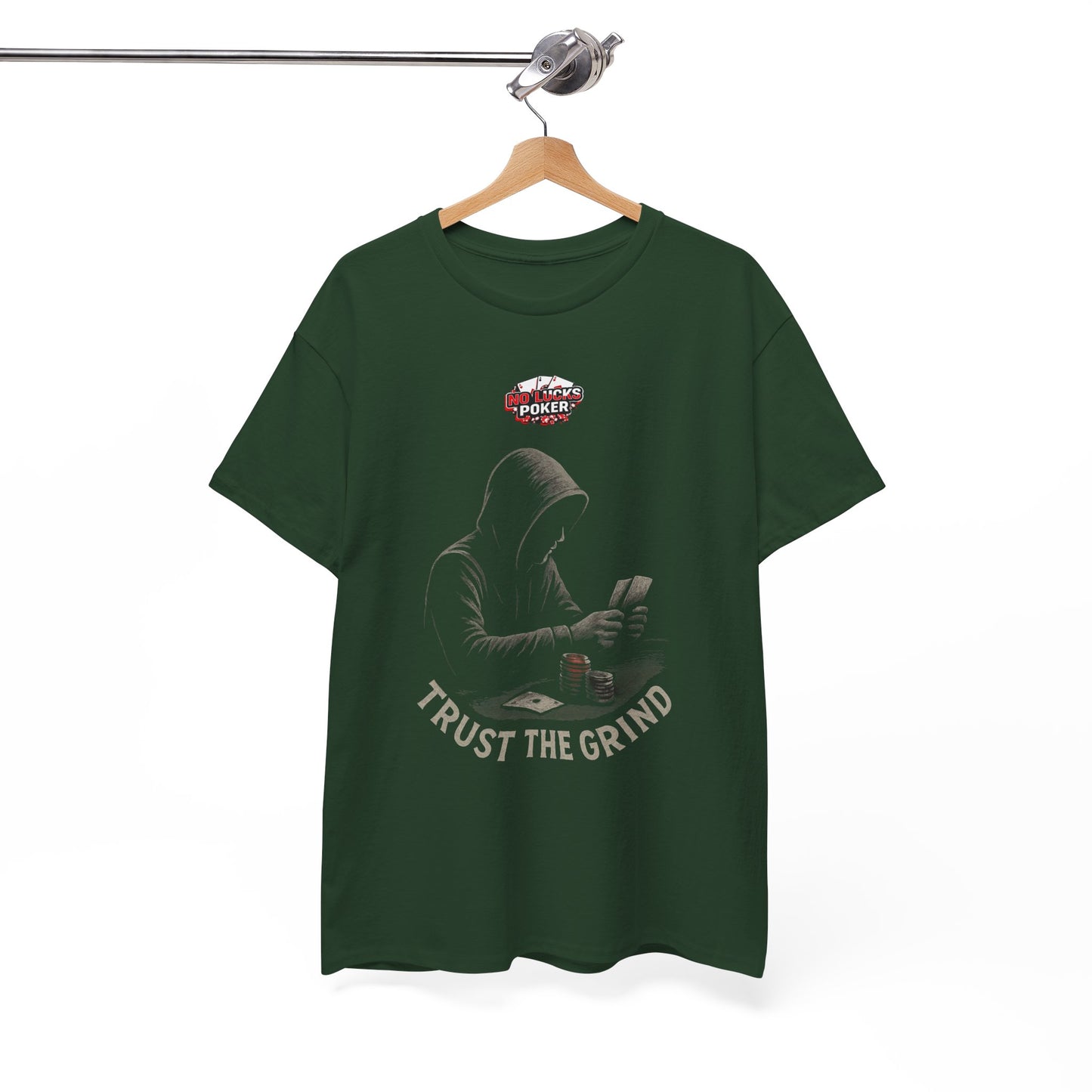Trust the Grind Poker T-Shirt | Zero Lucks – Play Sharp
