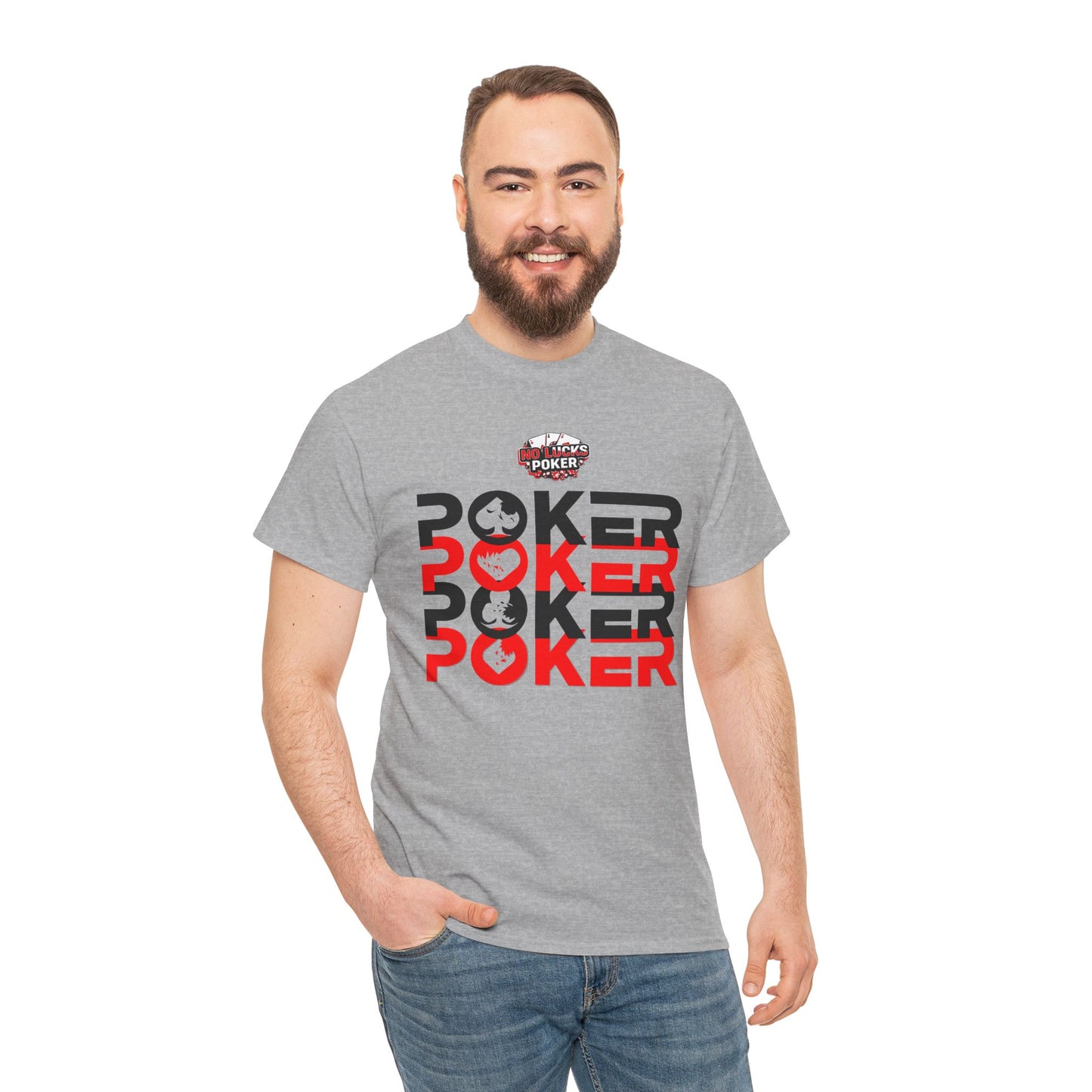 Poker Is Life – Aces & Royal Flush Tee by Zero Lucks