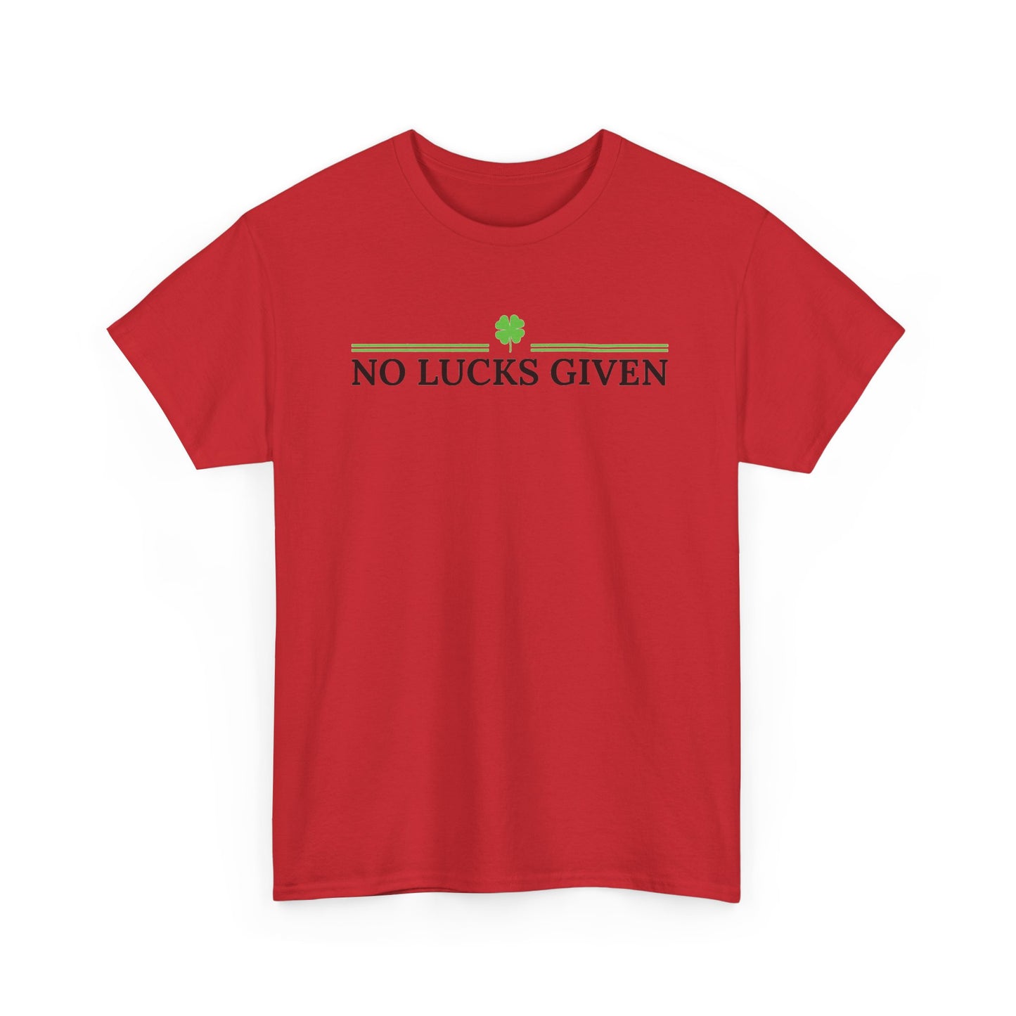 No Lucks Given – Classic Logo Poker Tee (Good Luck, All In)