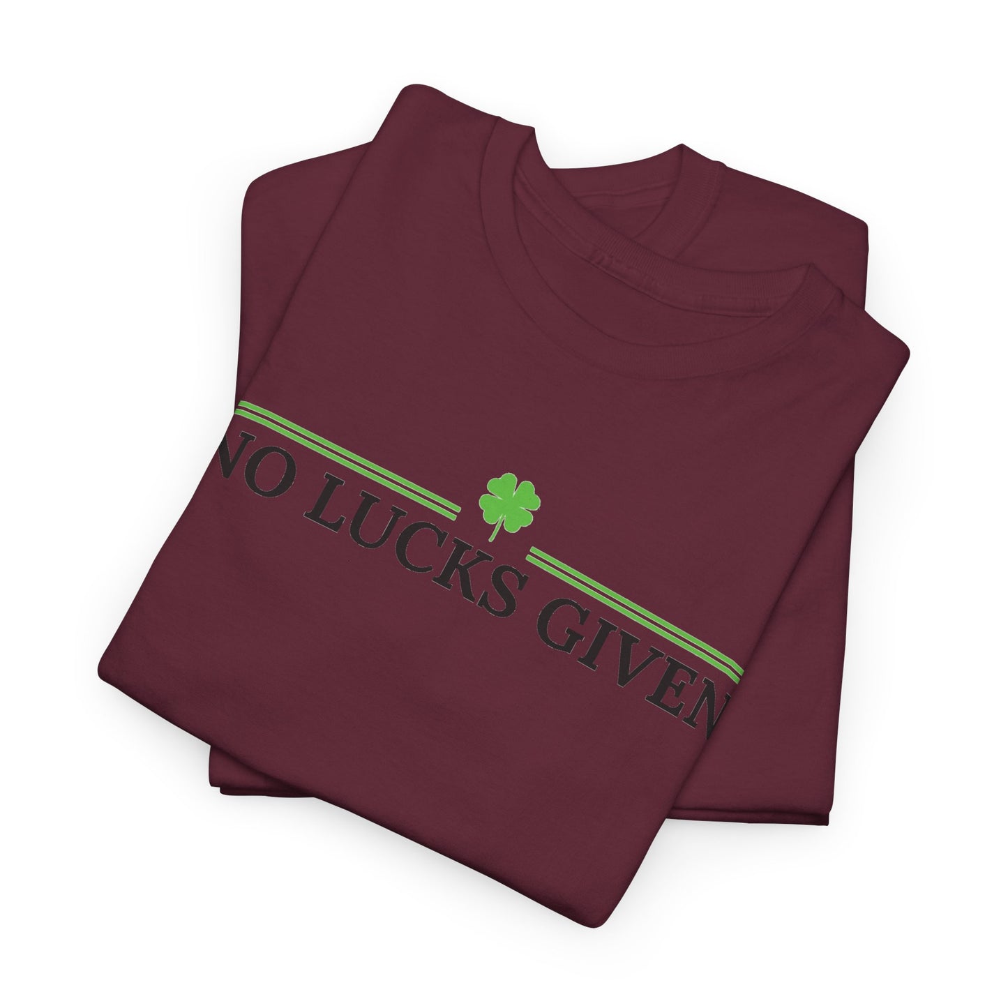 No Lucks Given – Classic Logo Poker Tee (Good Luck, All In)