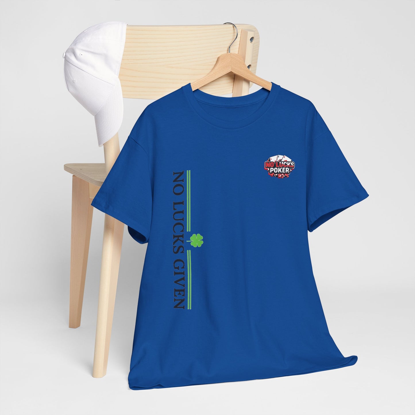 No Lucks Given – Signature Logo Poker Tee (All In Edition)