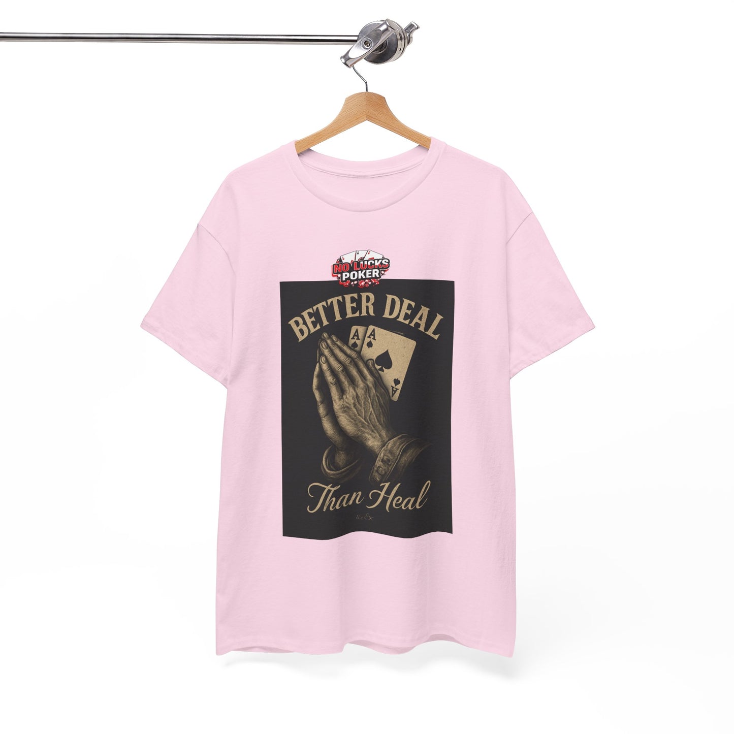 No Prayers Just Play Poker T-Shirt | Zero Lucks – Skill Over Superstition