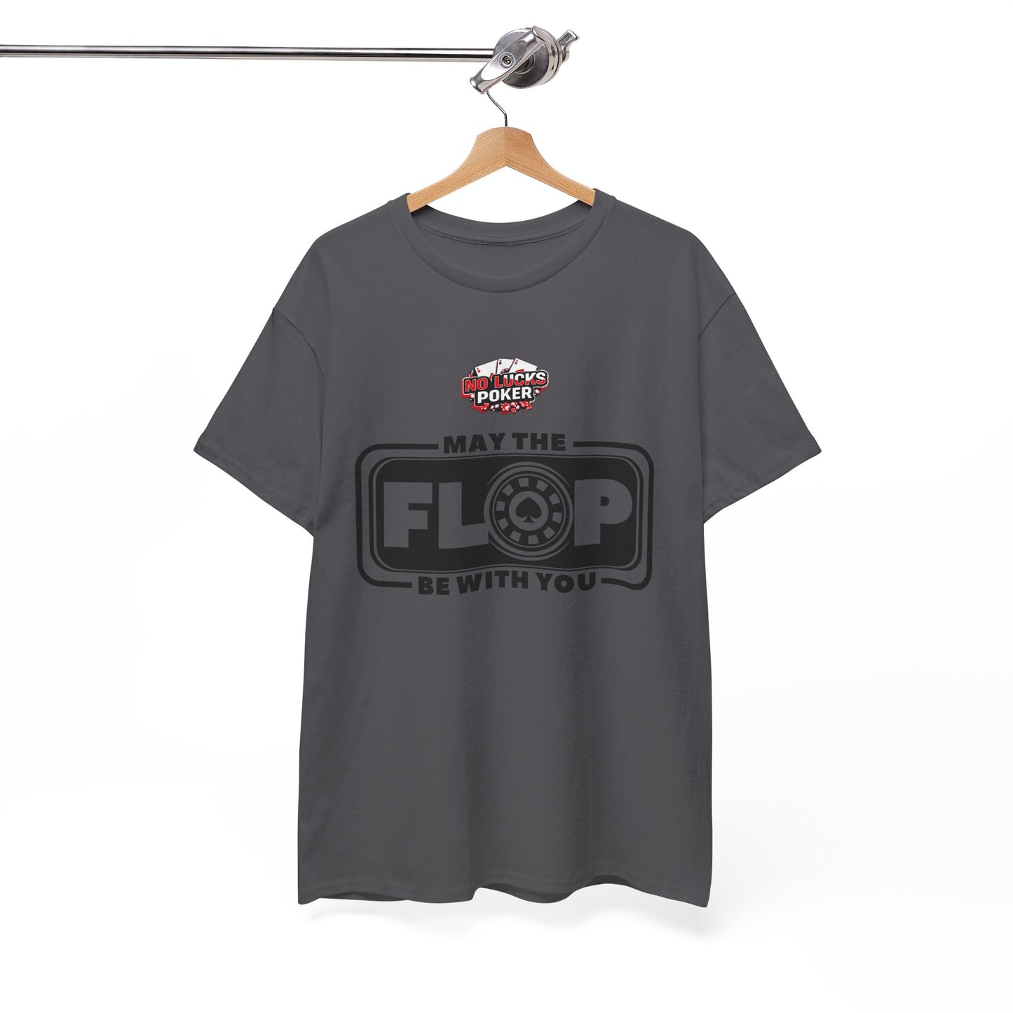 Zero Lucks – “May the Flop Be With You” Poker Logo Tee