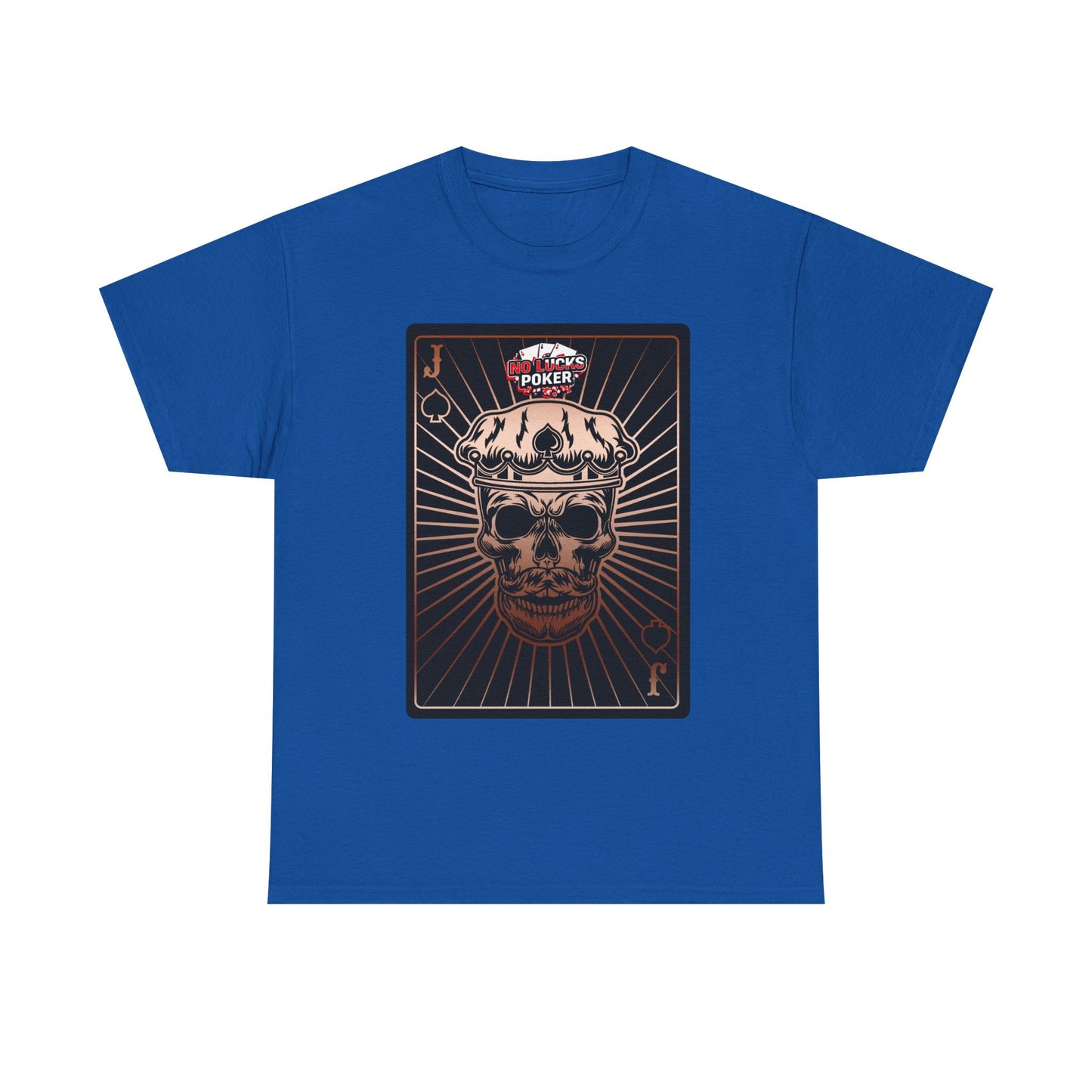 No Lucks Given – Jack Skull Crown of Spades Poker Tee (Copper Edition)