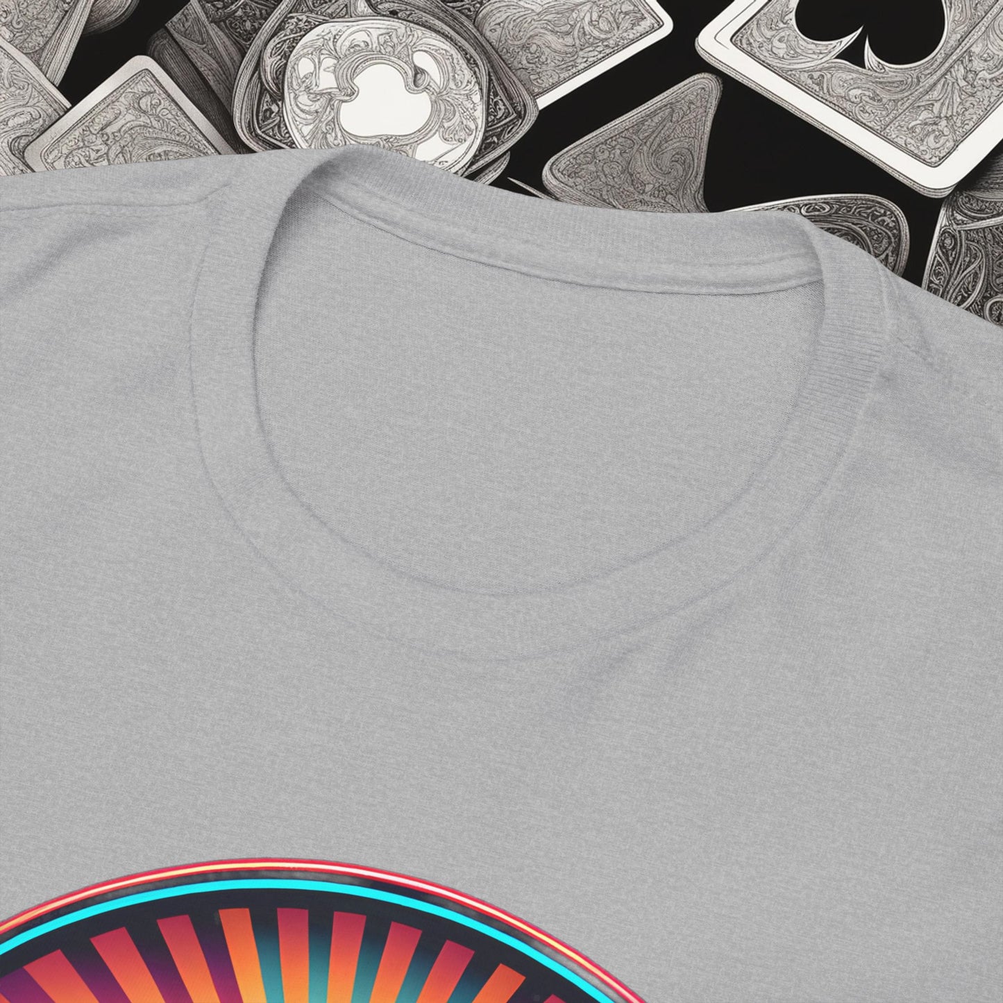 Zero Lucks Given unisex heavy cotton tee Poker Apparel
