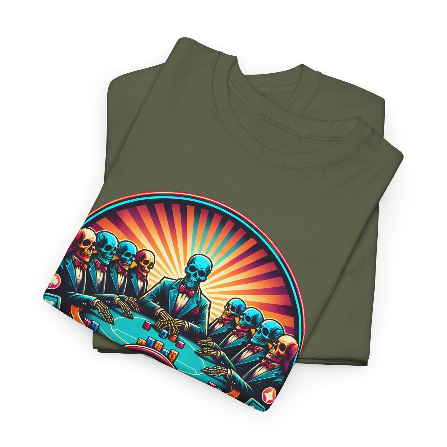 Zero Lucks Given unisex heavy cotton tee Poker Apparel
