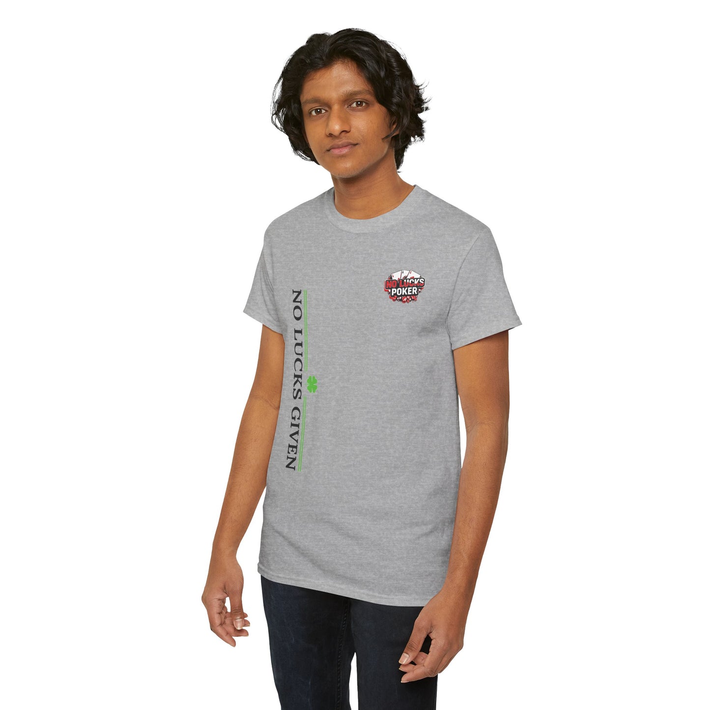 No Lucks Given – Signature Logo Poker Tee (All In Edition)