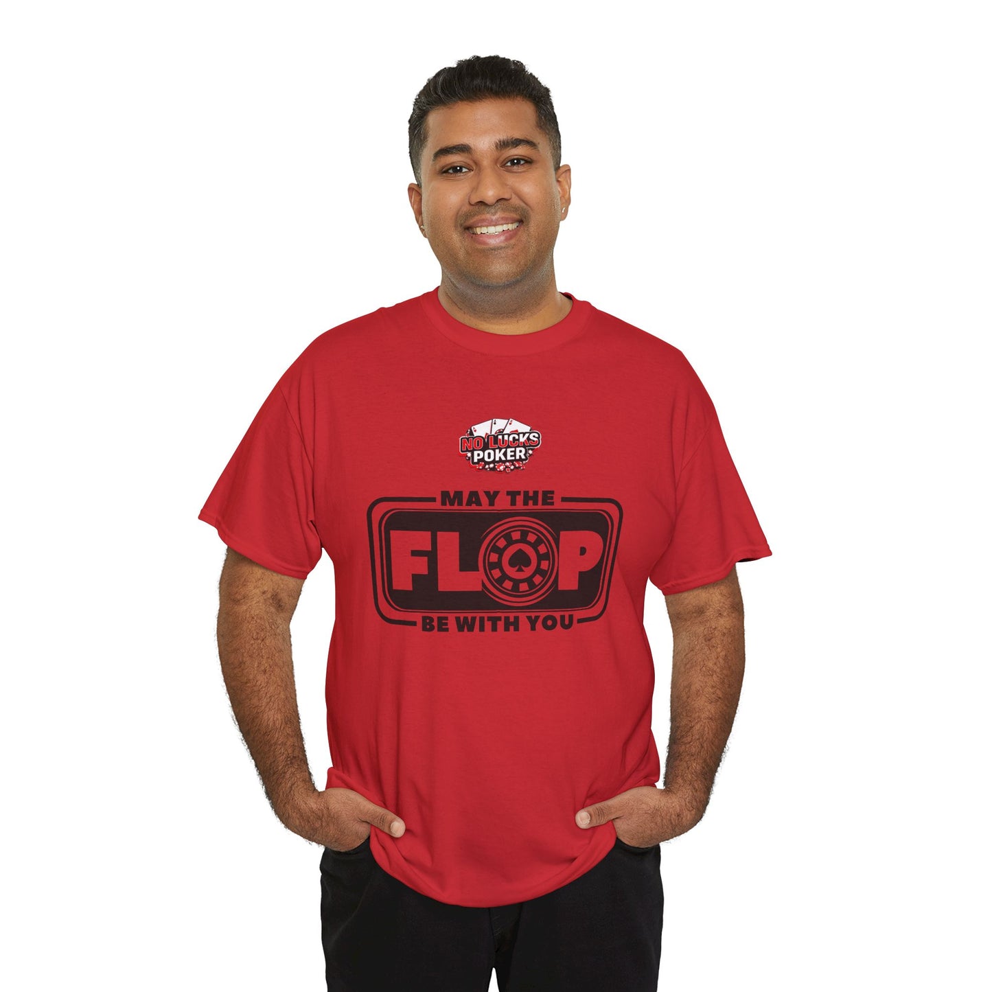 Zero Lucks – “May the Flop Be With You” Poker Logo Tee