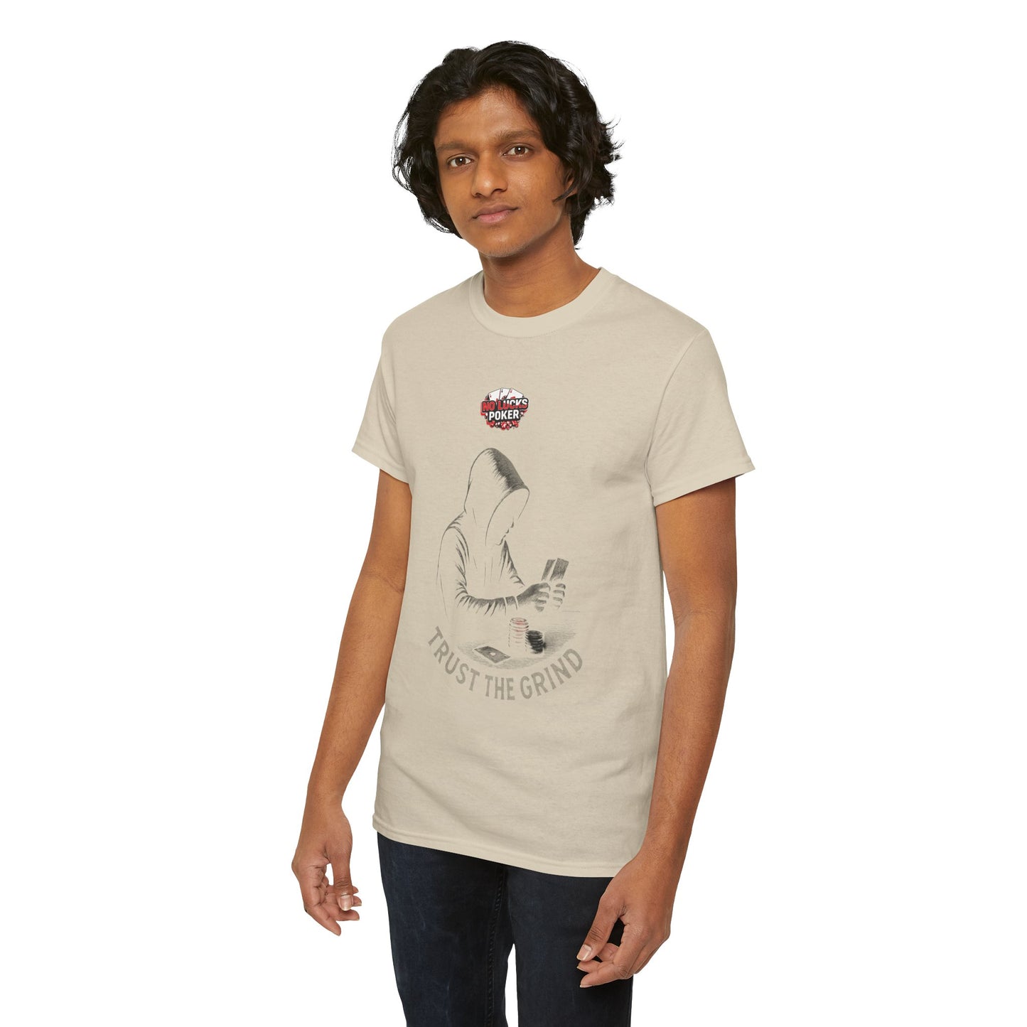 Trust the Grind Poker T-Shirt | Zero Lucks – Play Sharp