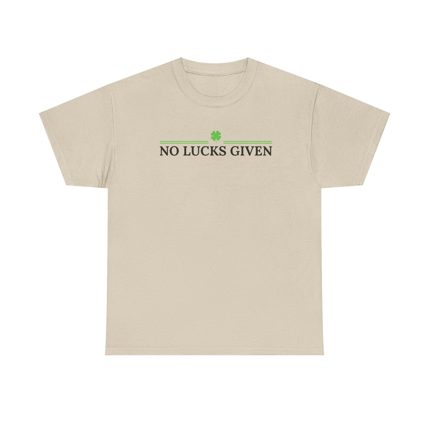 No Lucks Given – Classic Logo Poker Tee (Good Luck, All In)