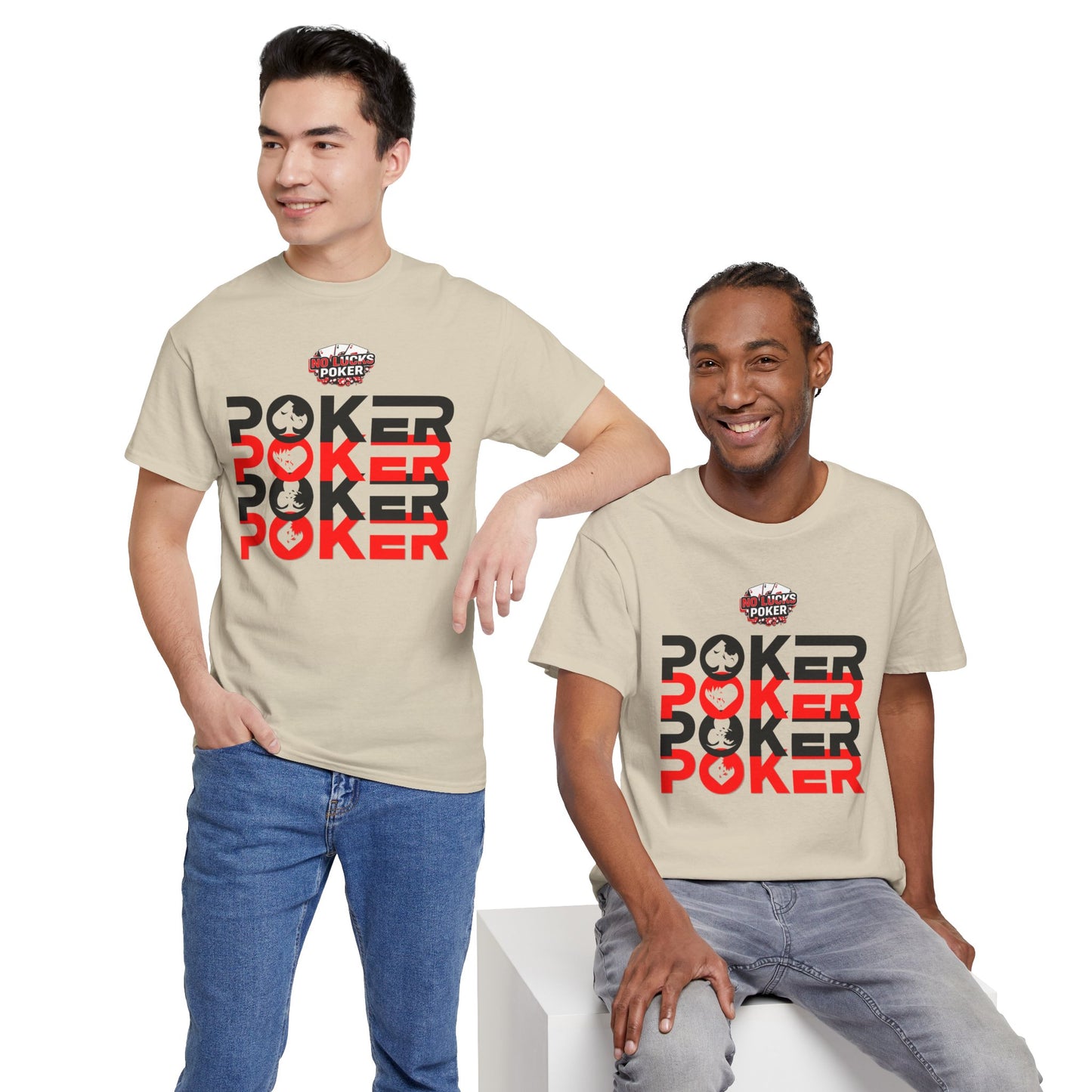 Poker Is Life – Aces & Royal Flush Tee by Zero Lucks