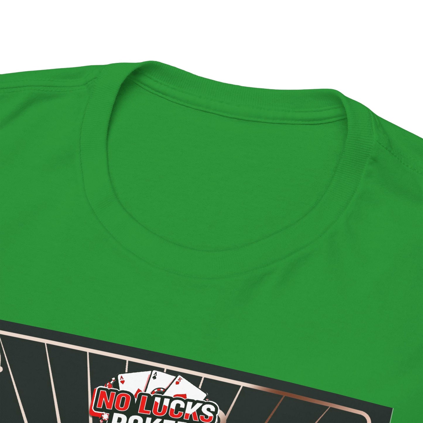 No Lucks Given Angry Queen of Clubs Copper Poker T-Shirt Must have Good Luck All-in