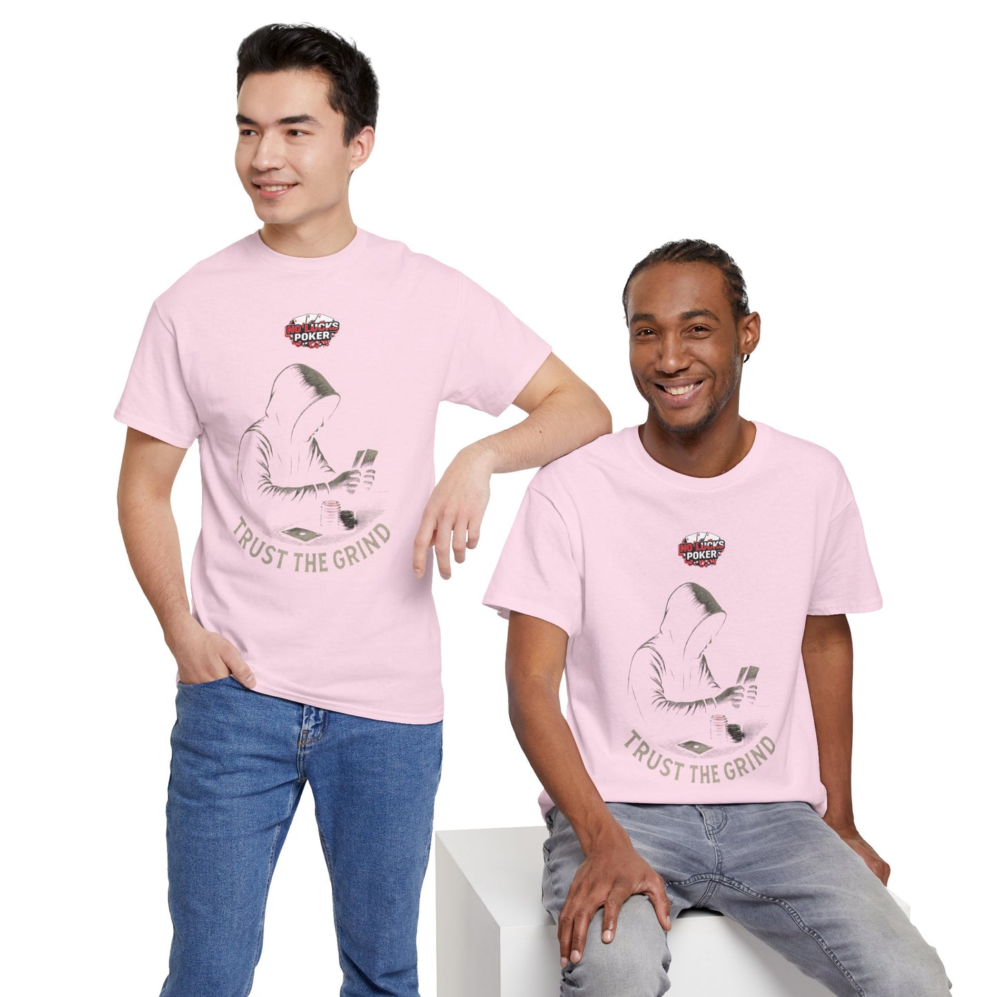 Trust the Grind Poker T-Shirt | Zero Lucks – Play Sharp