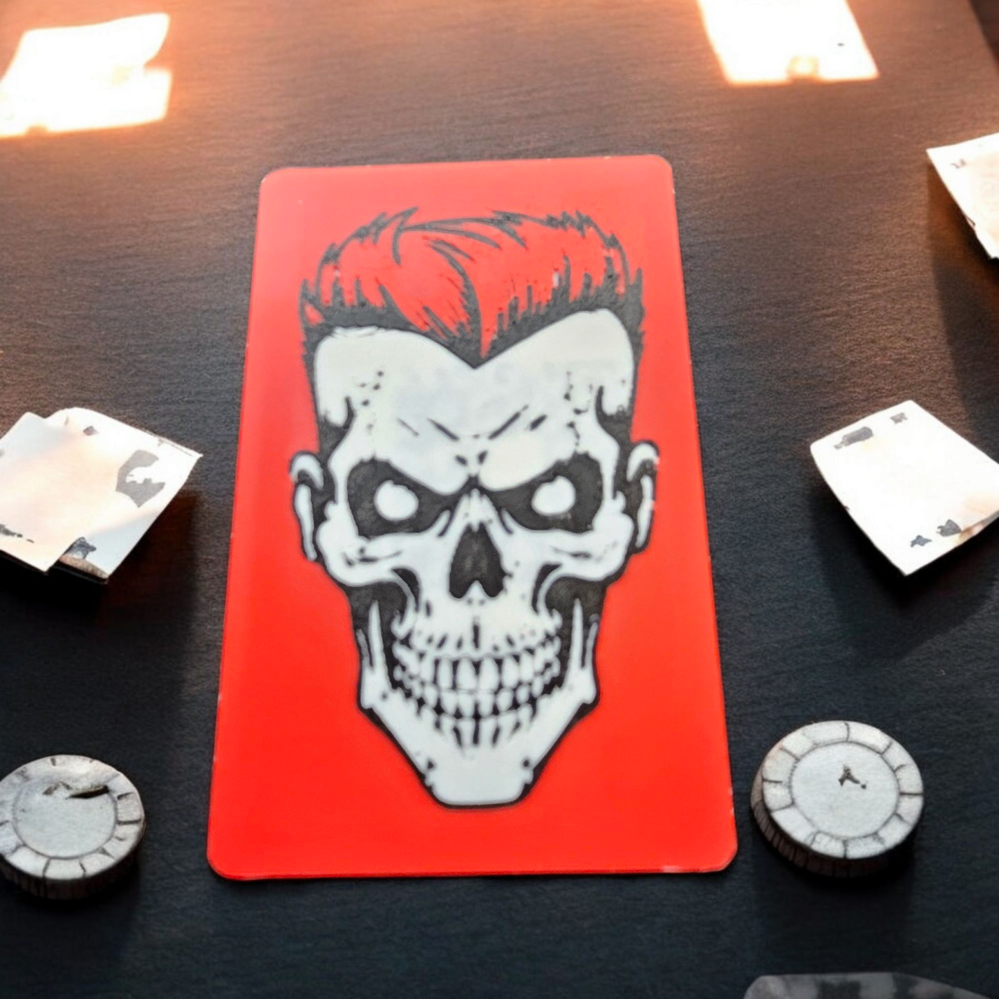 Custom 3D Printed Poker Cut Card – Personalized Text or Design (2–4 Colors)