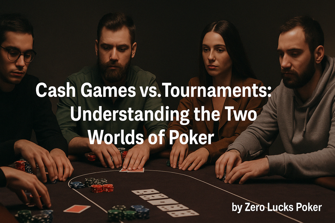 Cash Games vs. Tournaments: Understanding the Two Worlds of Poker