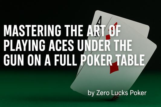 Mastering the Art of Playing Aces Under the Gun on a Full Poker Table