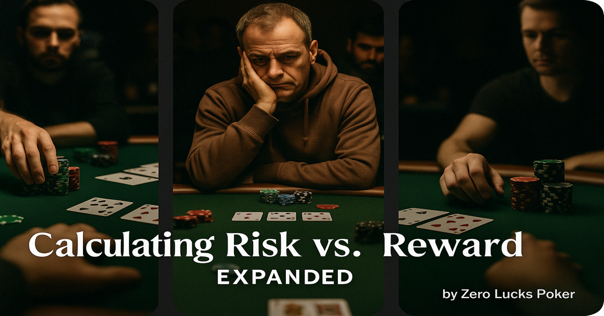 Calculated Risk Poker Calculating Risk vs. Reward: EXPANDED – No Lucks Given Apparel