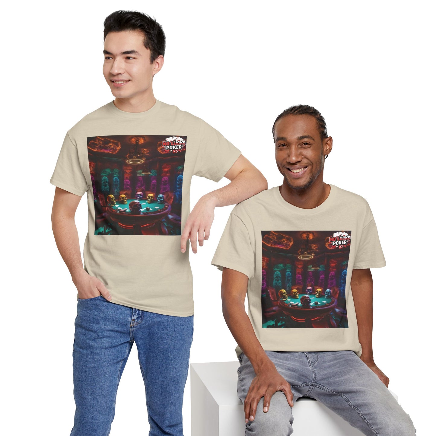 Game Over! No Lucks Given unisex heavy cotton tee