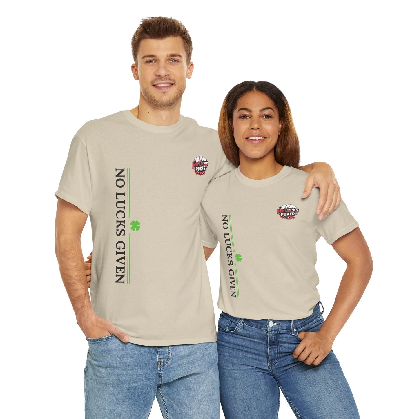 No Lucks Given – Signature Logo Poker Tee (All In Edition)