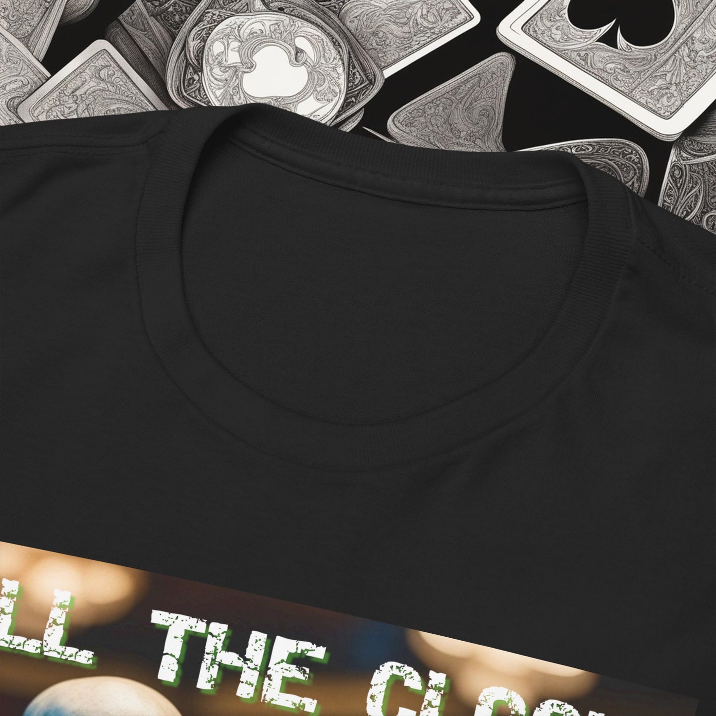 Call the clock skull unisex heavy cotton T-Shirt Must have Good Luck All-in