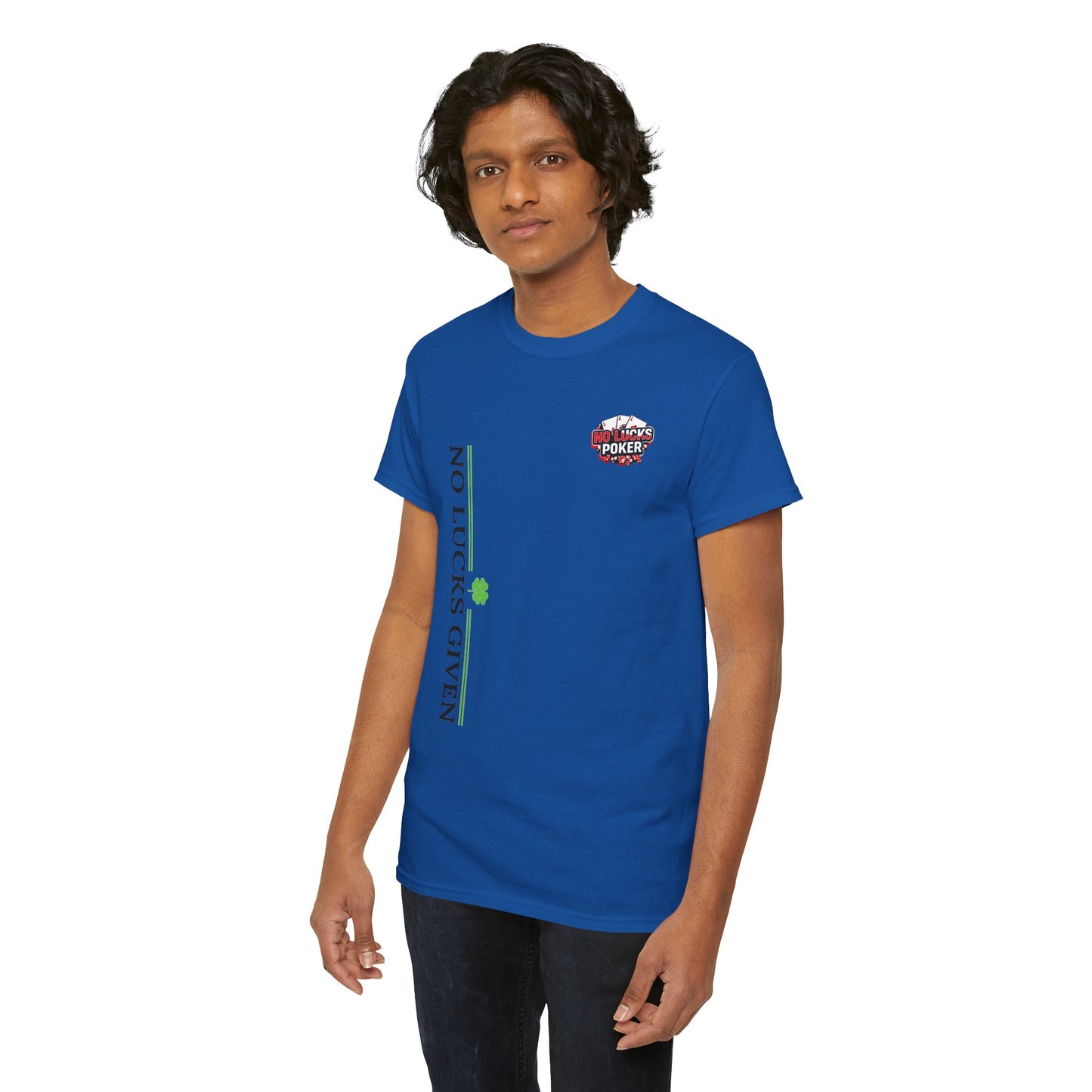 No Lucks Given – Signature Logo Poker Tee (All In Edition)