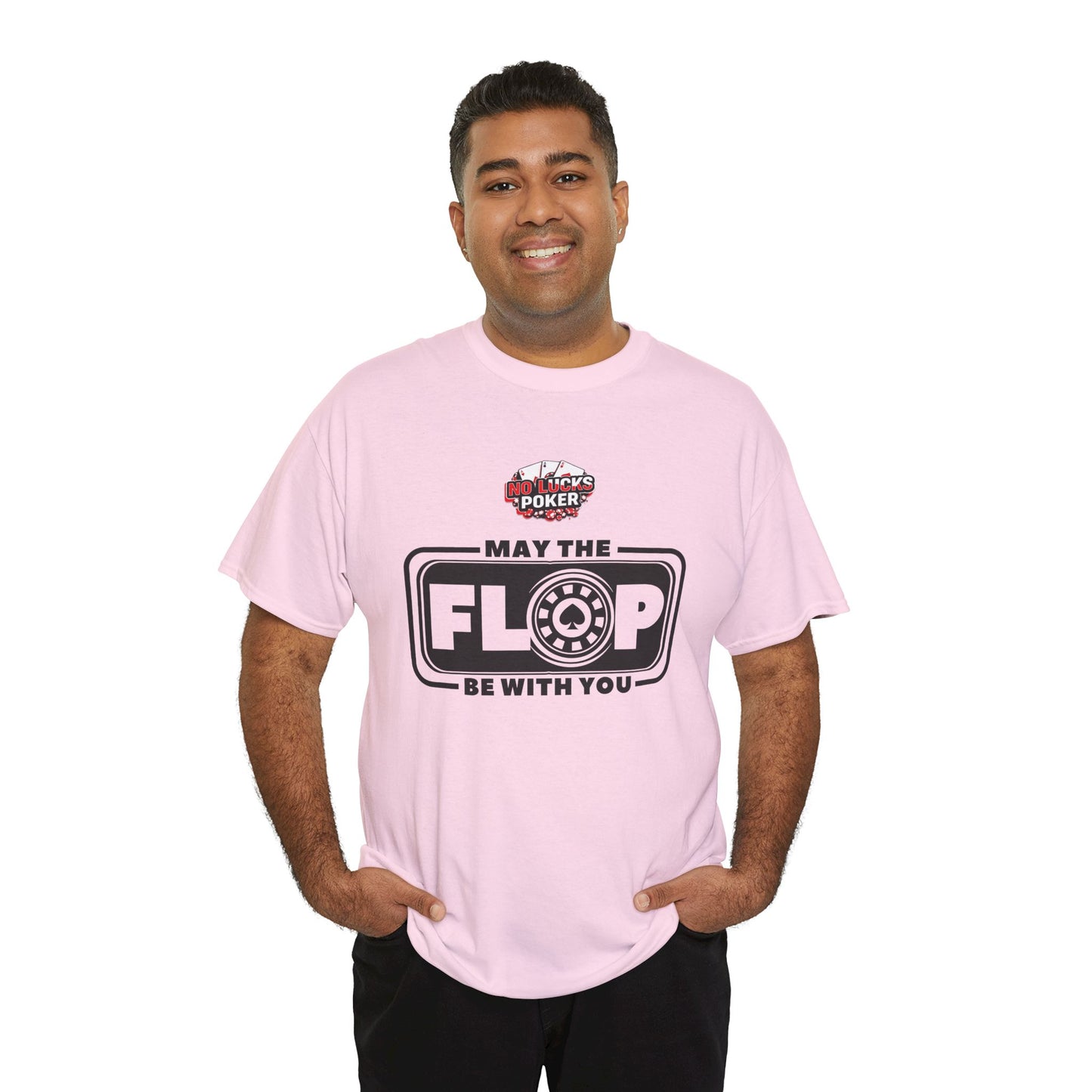 Zero Lucks – “May the Flop Be With You” Poker Logo Tee