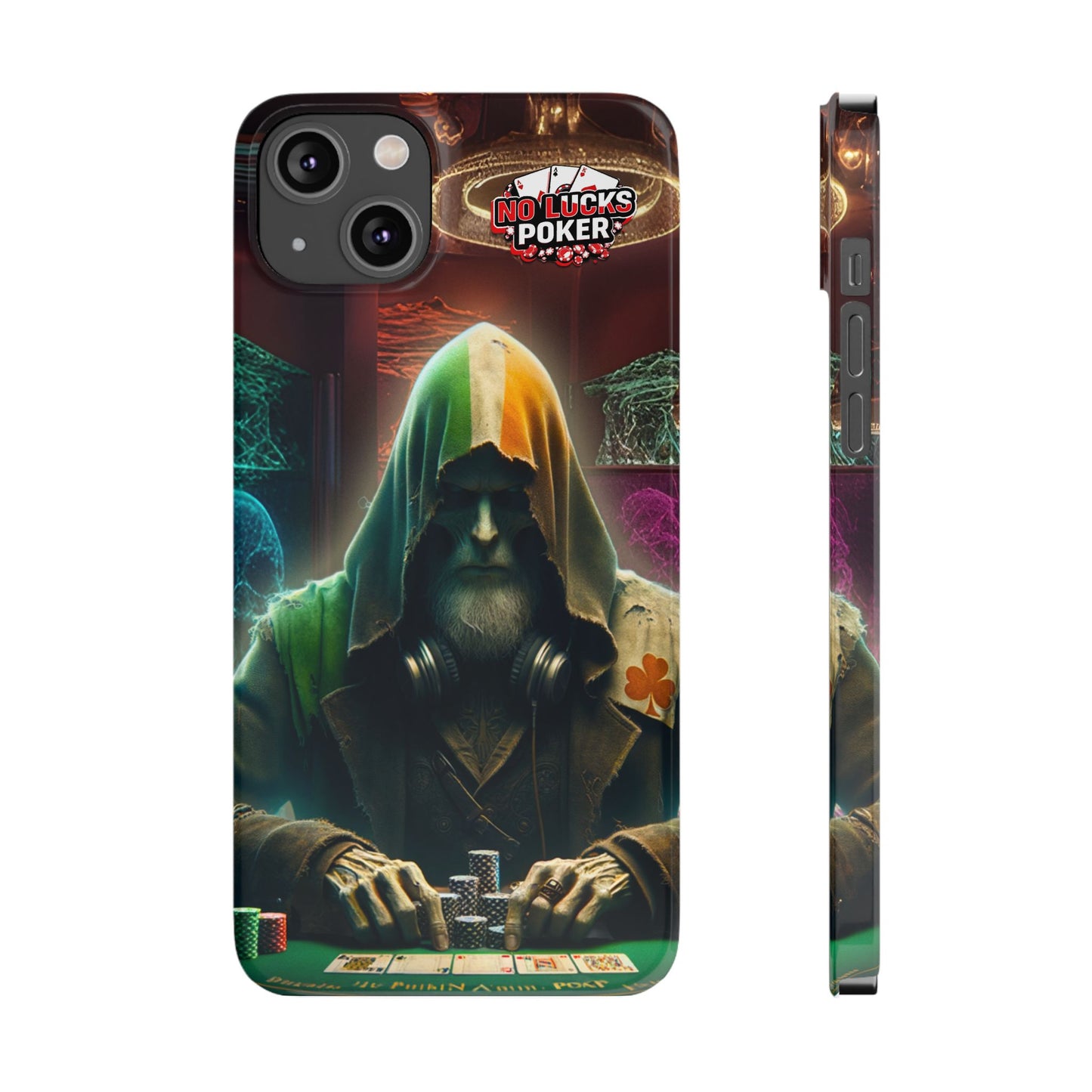 Mysterious Irish Poker Player Slim Phone Case -  iPhone 13 - 15