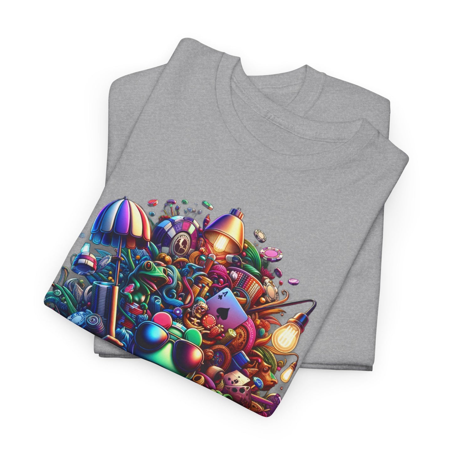 I'm Just here for the Pot unisex heavy cotton tee Poker Apparel