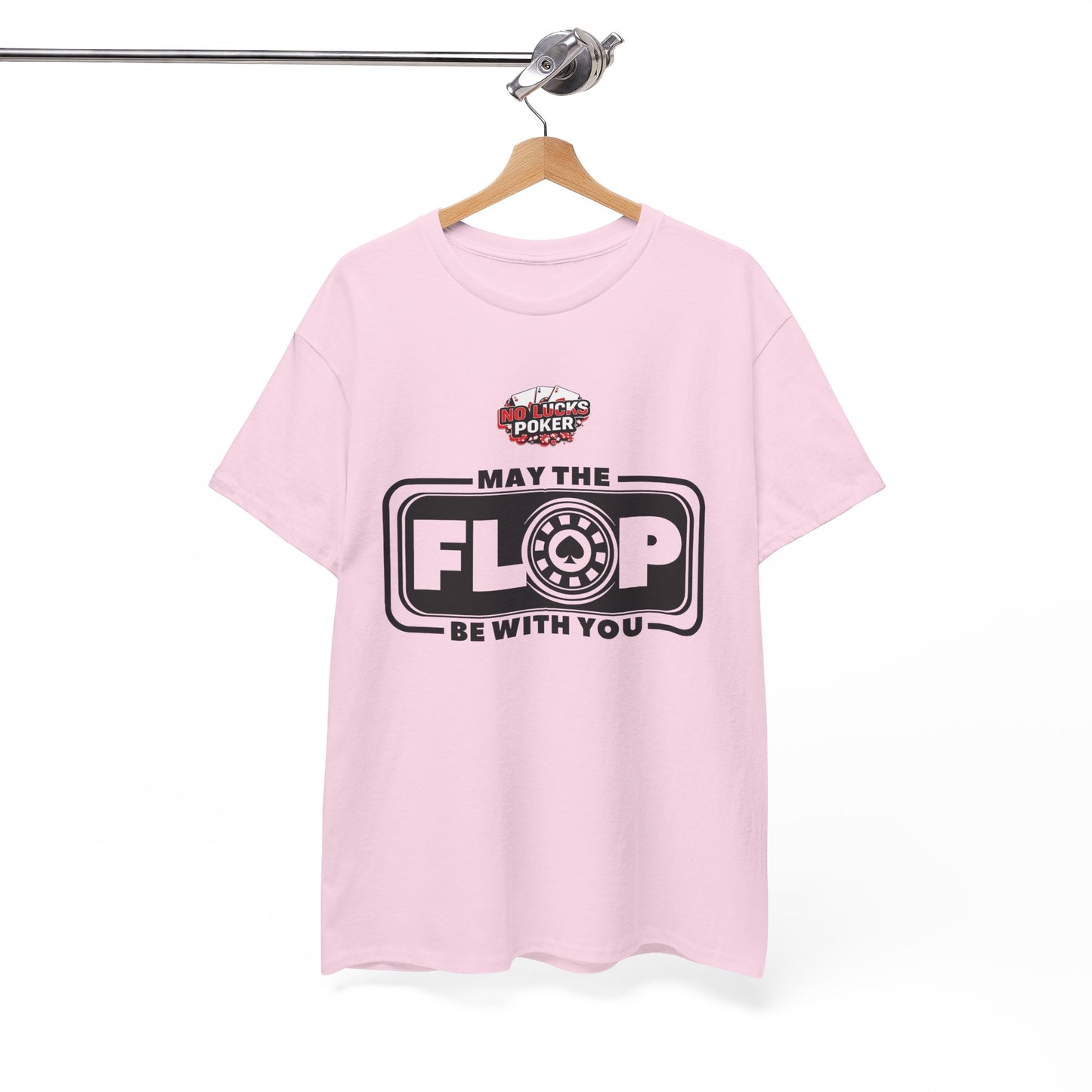 Zero Lucks – “May the Flop Be With You” Poker Logo Tee