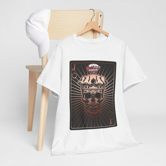 No Lucks Given – Jack Skull Crown of Spades Poker Tee (Copper Edition)