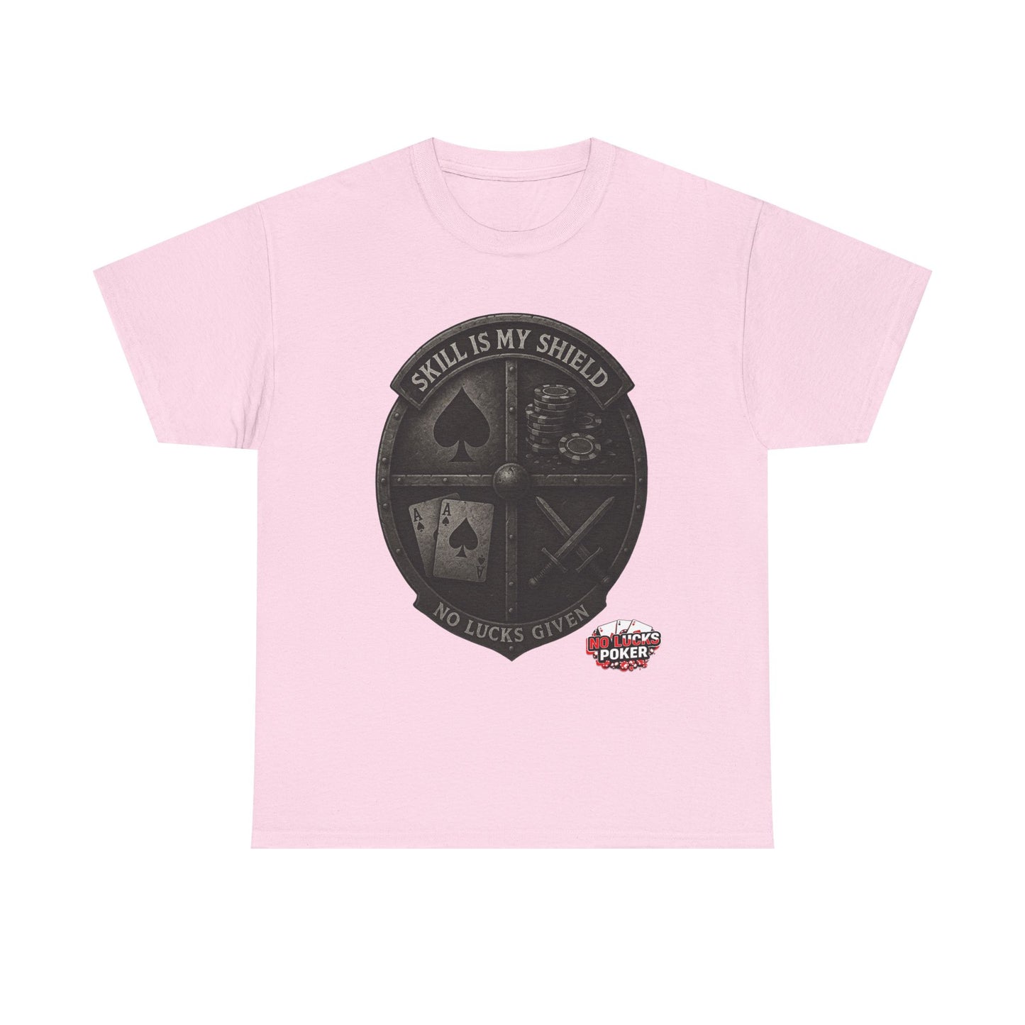 Stack or Shatter Poker T-Shirt | No Lucks Given – Skill Over Luck