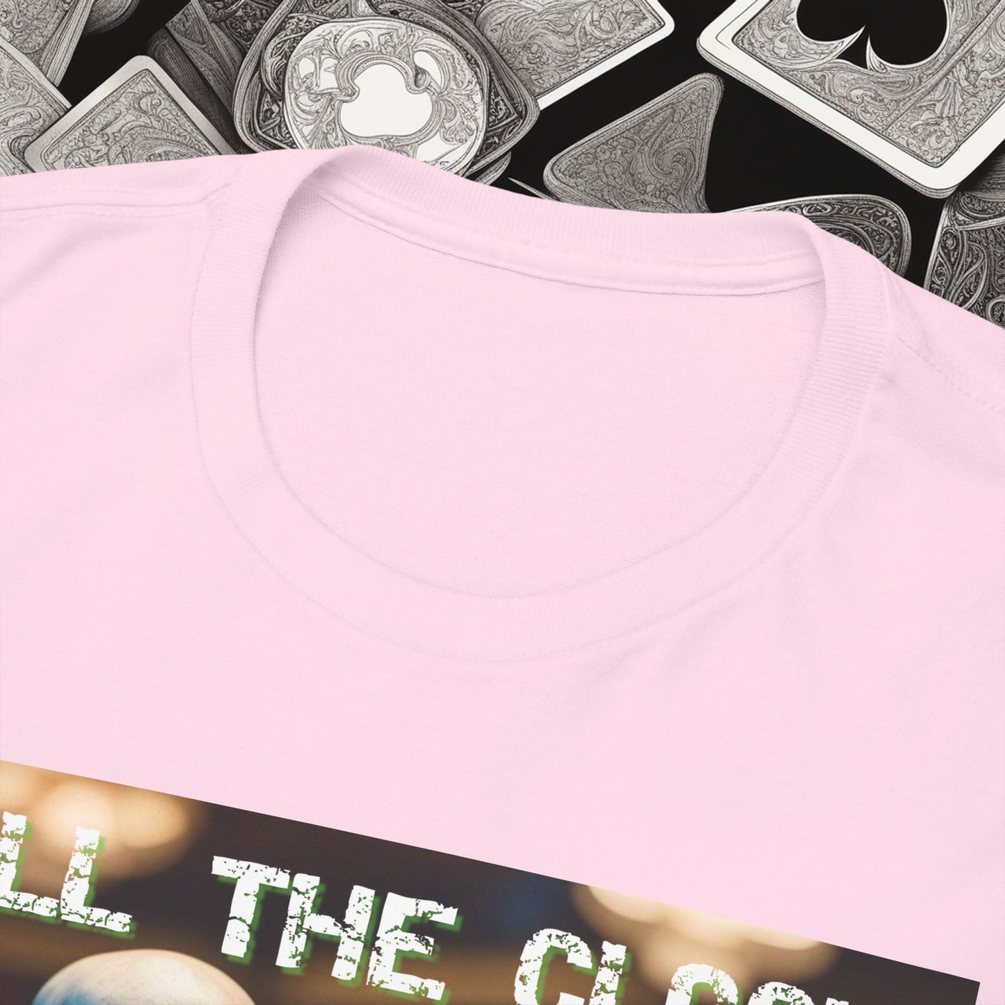 Call the clock skull unisex heavy cotton T-Shirt Must have Good Luck All-in